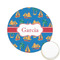 Boats & Palm Trees Icing Circle - Small - Front