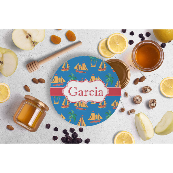 Boats & Palm Trees Jar Opener - Lifestyle Image