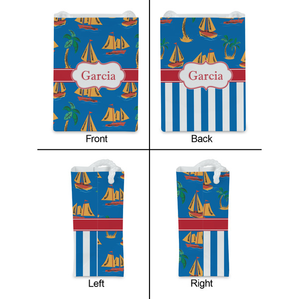 Boats & Palm Trees Jewelry Gift Bag - Gloss - Approval