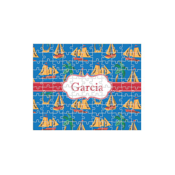 Custom Boats & Palm Trees 110 pc Jigsaw Puzzle (Personalized)