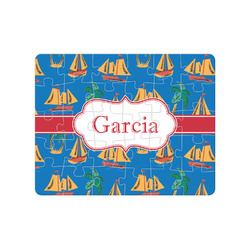 Boats & Palm Trees 30 pc Jigsaw Puzzle (Personalized)