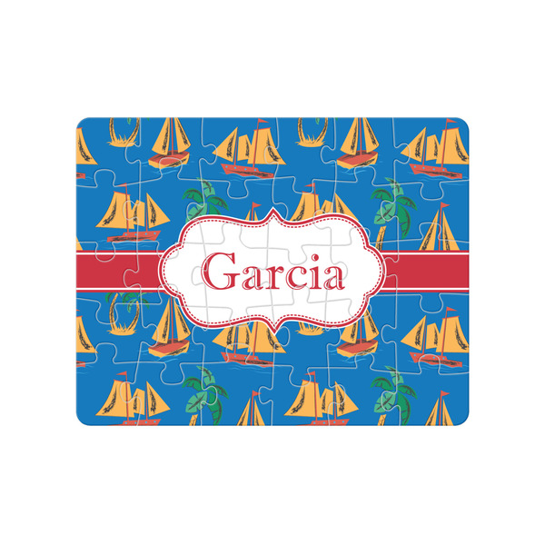Custom Boats & Palm Trees Jigsaw Puzzles (Personalized)