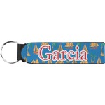 Boats & Palm Trees Neoprene Keychain Fob (Personalized)