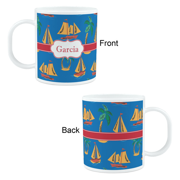 Boats & Palm Trees Kid's Mug - Apvl