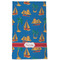 Boats & Palm Trees Kitchen Towel - Poly Cotton - Full Front
