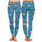 Boats & Palm Trees Ladies Leggings - Front and Back