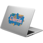 Boats & Palm Trees Laptop Decal (Personalized)