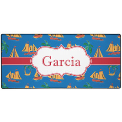 Boats & Palm Trees 3XL Gaming Mouse Pad - 35" x 16" (Personalized)