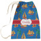Boats & Palm Trees Large Laundry Bag - Front View