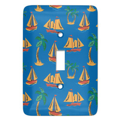 Boats & Palm Trees Light Switch Cover (Personalized)