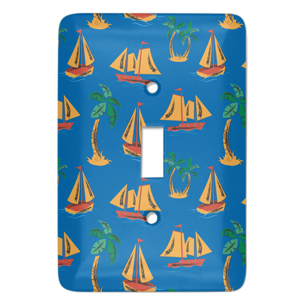 Custom Boats & Palm Trees Light Switch Cover