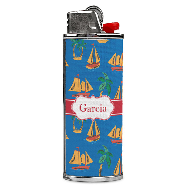 Custom Boats & Palm Trees Case for BIC Lighters (Personalized)