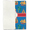 Boats & Palm Trees Linen Placemat - Folded Half