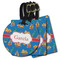 Boats & Palm Trees Luggage Tags - 3 Shapes Availabel