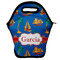 Boats & Palm Trees Lunch Bag - Front