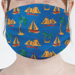 Boats & Palm Trees Face Mask Cover (Personalized)