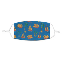Boats & Palm Trees Kid's Cloth Face Mask