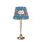 Boats & Palm Trees Poly Film Empire Lampshade - On Stand