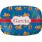 Boats & Palm Trees Melamine Platter (Personalized)