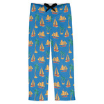 Boats & Palm Trees Mens Pajama Pants - S