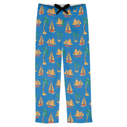Boats & Palm Trees Mens Pajama Pants - S