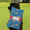 Boats & Palm Trees Microfiber Golf Towels - Small - LIFESTYLE