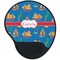 Boats & Palm Trees Mouse Pad with Wrist Support - Main