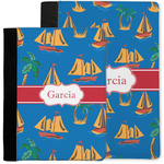 Boats & Palm Trees Notebook Padfolio w/ Name or Text