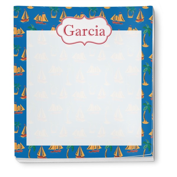 Boats & Palm Trees Notepad - Apvl