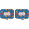 Boats & Palm Trees Octagon Placemat - Double Print Front and Back