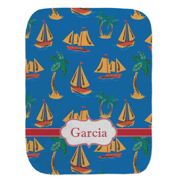 Boats & Palm Trees Old Burp Flat