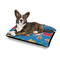 Boats & Palm Trees Outdoor Dog Beds - Medium - IN CONTEXT