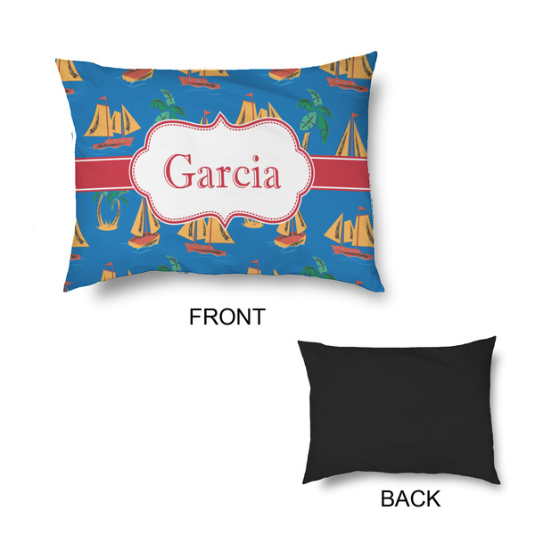 Boats & Palm Trees Outdoor Dog Beds - Small - APPROVAL