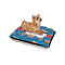 Boats & Palm Trees Outdoor Dog Beds - Small - IN CONTEXT