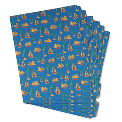 Boats & Palm Trees Binder Tab Divider - Set of 6 (Personalized)