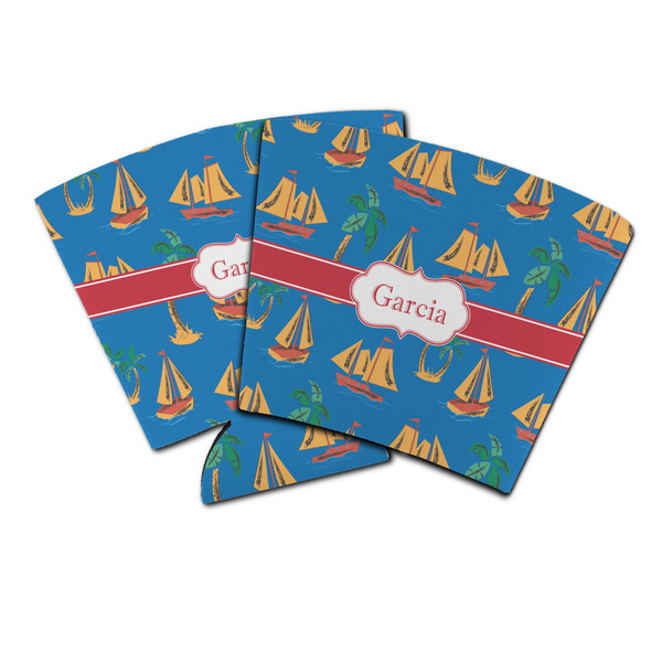 Custom Boats & Palm Trees Party Cup Sleeve (Personalized)