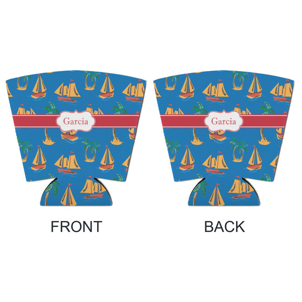 Boats & Palm Trees Party Cup Sleeves - with bottom - APPROVAL
