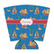 Boats & Palm Trees Party Cup Sleeves - with bottom - FRONT