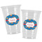 Boats & Palm Trees Party Cups - 16oz - Alt View