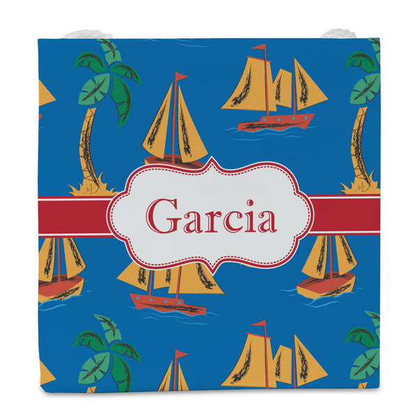 Boats & Palm Trees Party Favor Gift Bag - Gloss - Front