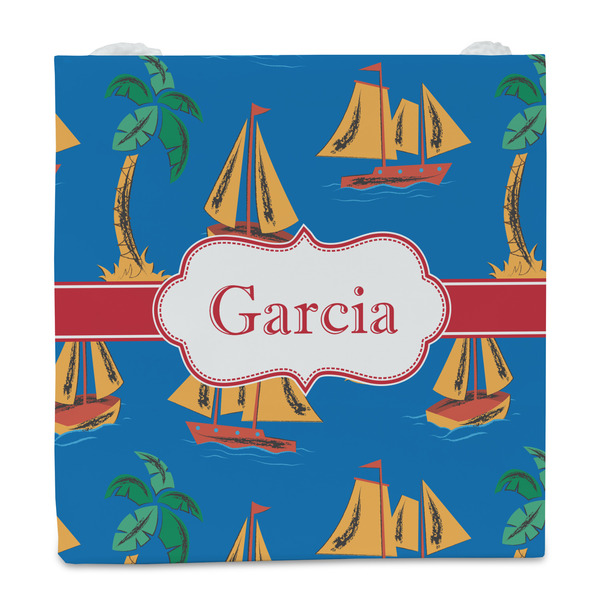 Boats & Palm Trees Party Favor Gift Bag - Matte - Front