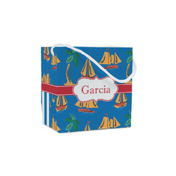 Boats & Palm Trees Party Favor Gift Bags - Matte (Personalized)