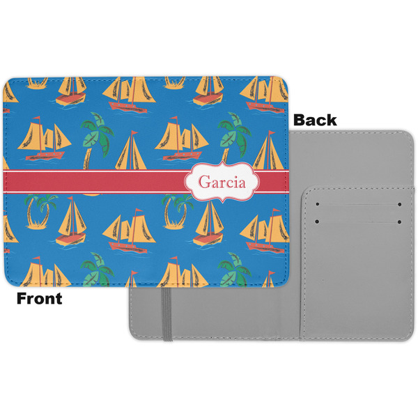 Boats & Palm Trees Passport Holder - Apvl