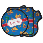 Boats & Palm Trees Iron on Patches (Personalized)