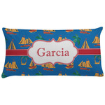 Boats & Palm Trees Pillow Case (Personalized)