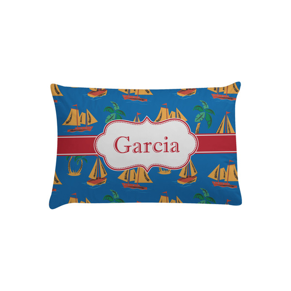 Custom Boats & Palm Trees Pillow Case - Toddler (Personalized)