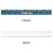 Boats & Palm Trees Plastic Ruler - 12" - APPROVAL