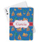 Boats & Palm Trees Playing Cards (Personalized)