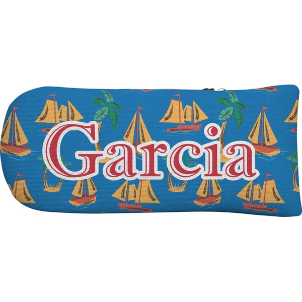 Boats & Palm Trees Putter Cover (Front)
