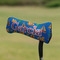 Boats & Palm Trees Putter Cover - On Putter
